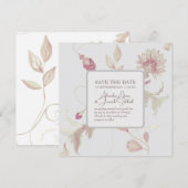 Incantatie Platte Save The Date Kaart (Voorkant / Achterkant)