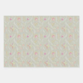 Incantation Botanical in nevel, crème en salie Inpakpapier Vel (Voorkant 3)