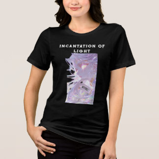 Incantation of Light – Mystiek Power Quote Ontwerp Tri-Blend Shirt