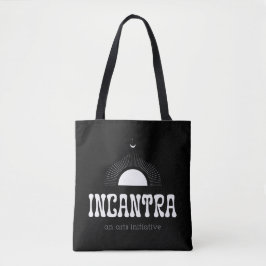 incantra hoofdlogo en patroon tas