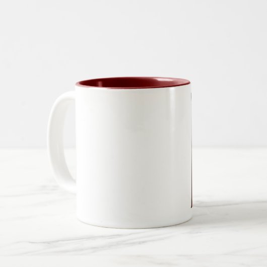 Incarnate mug tweekleurige koffiemok (Voorkant links)