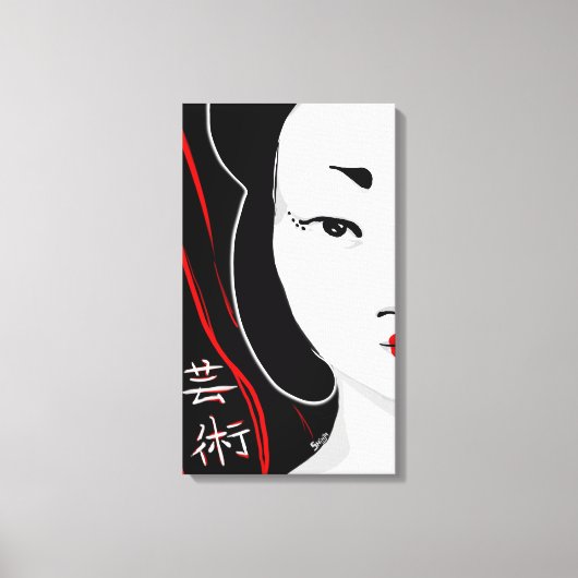 Incarnatie van kunst canvas afdruk (Voorkant)