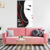 Incarnatie van kunst canvas afdruk (Insitu (Woonkamer))