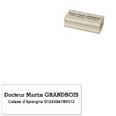 Incasso van cheque rubberstempel (Gestempeld)