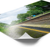 Ince and Elton Railway Station Foto Afdruk (Hoek)