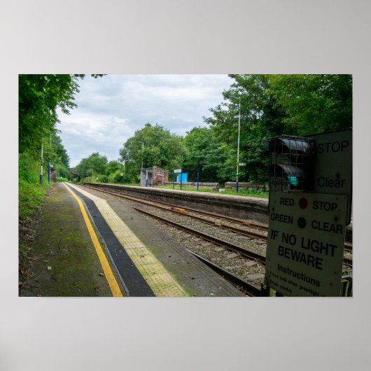 Ince and Elton Railway Station Poster (Voorkant)
