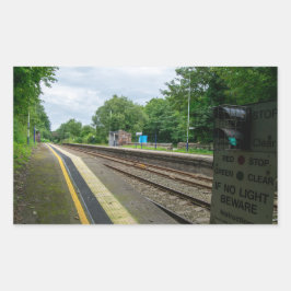 Ince and Elton Railway Station Rechthoekige Sticker