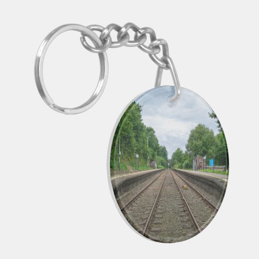 Ince and Elton Railway Station Sleutelhanger (Voorkant Links)