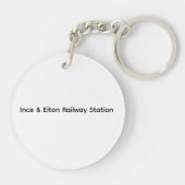 Ince and Elton Railway Station Sleutelhanger (Achterkant)