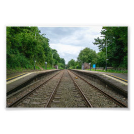 Ince en Elton treinstation Foto Afdruk