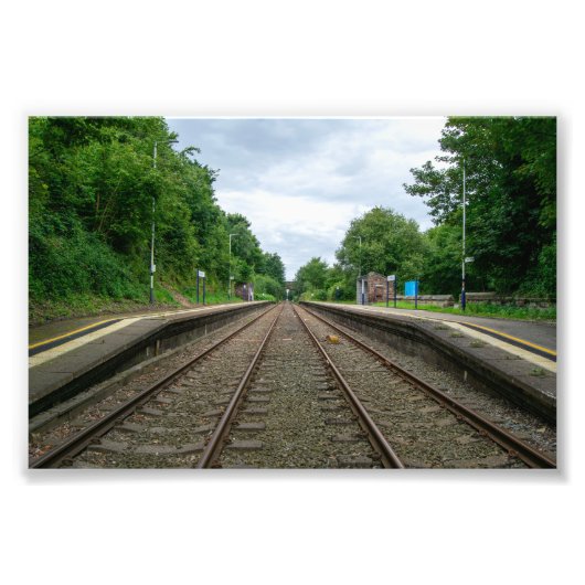 Ince en Elton treinstation Foto Afdruk (Voorkant)