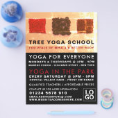 Incense Squares, Yoga Class Adverteren Flyer (Enkel)