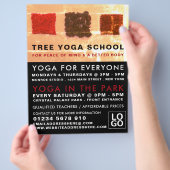 Incense Squares, Yoga Class Adverteren Flyer (Hand)