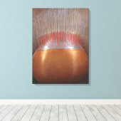 Incense sticks canvas afdruk (Insitu (Houten vloer))