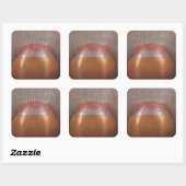 Incense sticks vierkante sticker (Vel)