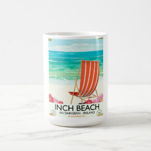 Inch Beach, An Daingean - ierland reisposter Koffiemok