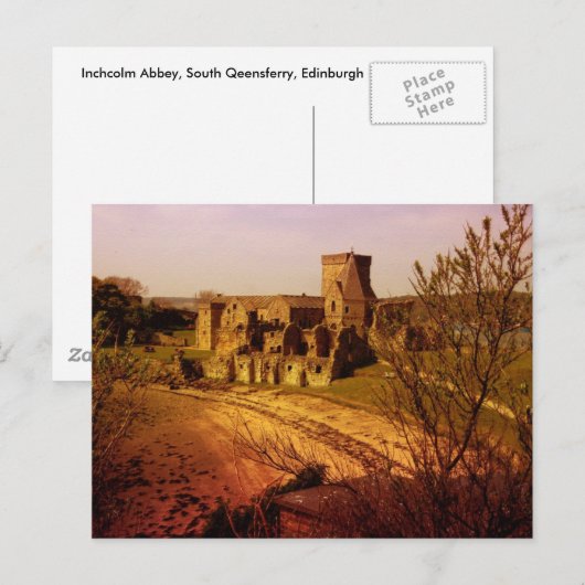 Inchcolm Abbey Briefkaart (Voorkant / Achterkant)