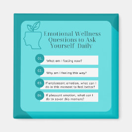 Inchecken van emoties magneet