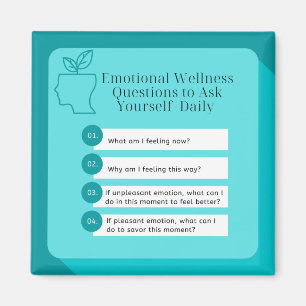 Inchecken van emoties magneet