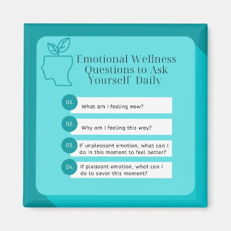 Inchecken van emoties magneet