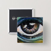 inchecken vierkante button 5,1 cm (Voorkant /achterkant)