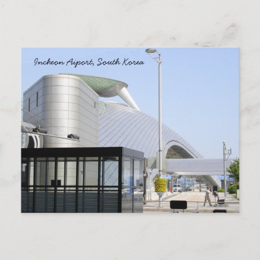 Incheon Aiport, Briefkaart Zuid-Korea (Voorkant)