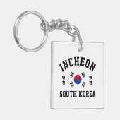 Incheon South Korea Sleutelhanger (Voorkant Links)