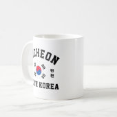 Incheon Zuid-Korea Koffiemok (Voorkant links)