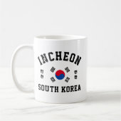 Incheon Zuid-Korea Koffiemok (Links)