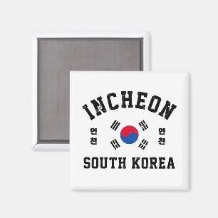 Incheon Zuid-Korea Magneet