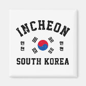 Incheon Zuid-Korea Magneet (Voorkant)