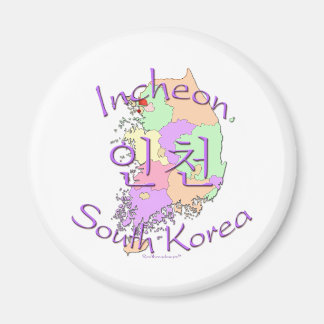 Incheon Zuid-Korea Magneet