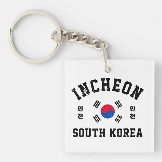 Incheon Zuid-Korea Sleutelhanger (Voorkant)