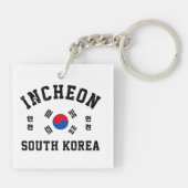 Incheon Zuid-Korea Sleutelhanger (Achterkant)