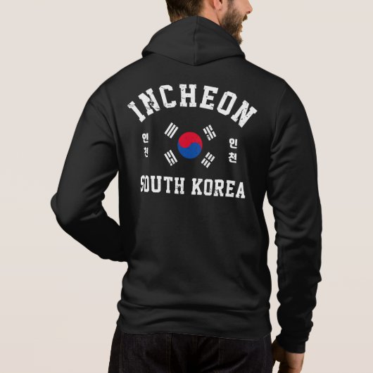 Incheon Zuid-Korea T-shirt (Achterkant)