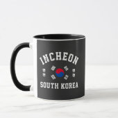 Incheon Zuid-Korea T-shirt Mok (Links)