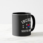 Incheon Zuid-Korea T-shirt Mok (Voorkant rechts)