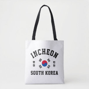 Incheon Zuid-Korea Tote Bag
