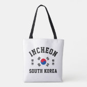 Incheon Zuid-Korea Tote Bag (Achterkant)