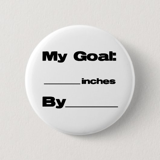Inches Goal Ronde Button 5,7 Cm (Voorkant)