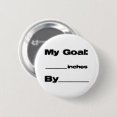 Inches Goal Ronde Button 5,7 Cm (Voorkant /achterkant)