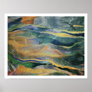 Incidenten van kleuren en platen (tempera en penci poster