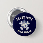 Incipient Punk Rocker Ronde Button 5,7 Cm (Voorkant /achterkant)