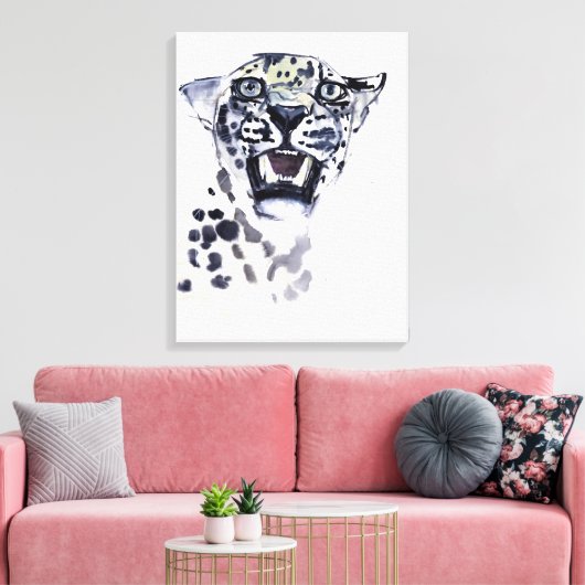 Incisor Snarl Canvas Afdruk (Insitu (Woonkamer))