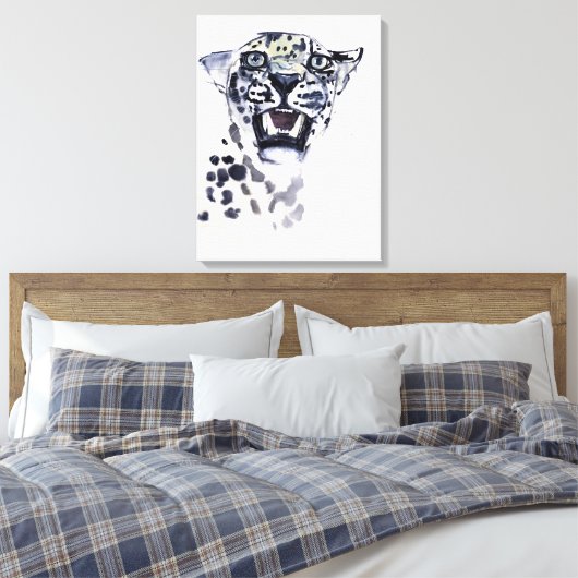 Incisor Snarl Canvas Afdruk (Insitu (Slaapkamer))