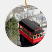 Incline-installatie Pittsburgh Keramisch Ornament (Voorkant)