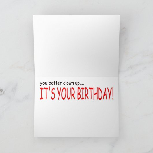 Inclownito Kaart (Binnen)