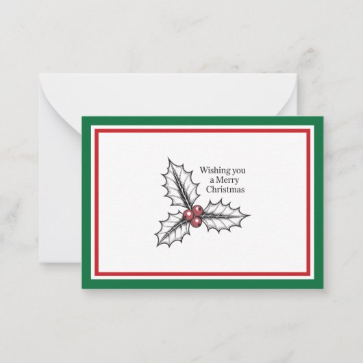 Include A Personal Note with your Christmas Gift Notitiekaartje (Achterkant)