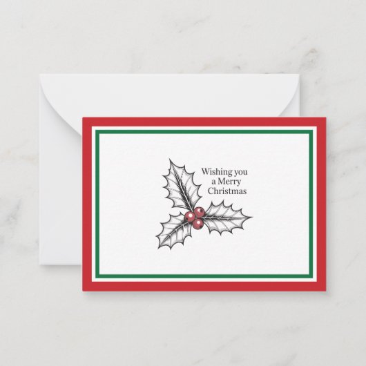 Include A Personal Note with your Christmas Gift Notitiekaartje (Achterkant)