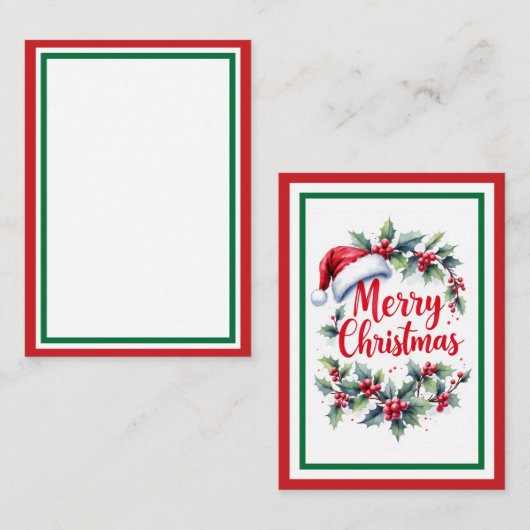 Include A Personal Note with your Christmas Gift Notitiekaartje (Voorkant / Achterkant)